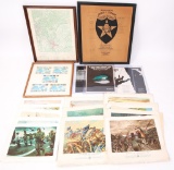 2nd INF MJ GEN. STEWART FAREWELL FRAME & PRINT LOT