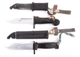 COLD WAR GERMAN & YUGOSLAVIAN AK-47 BAYONET LOT