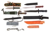 SURVIVAL & UTILITY KNIFE LOT OF 7