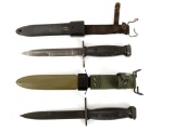 VIETNAM WAR US ARMY M7 BAYONET LOT OF 2