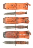 USAF ONTARIO PILOT SURVIVAL KNIFE LOT OF 3