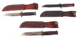 GULF WAR USMC MKII COMBAT KNIFE LOT OF 3