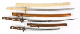 JAPANESE DISPLAY SWORD MIXED LOT OF 3
