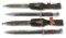WWII GERMAN MAUSER K98 COMBAT BAYONET LOT OF 2