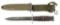 WWII US ARMY M3 FIGHTING KNIFE BY UTICA