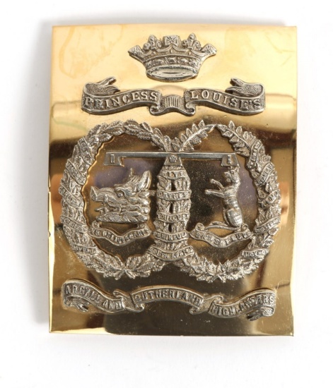 BRITISH SUTHERLAND HIGHLANDERS SHOULDER PLATE