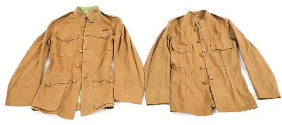 US ARMY M1904 OFFICER KHAKI SUMMER TUNIC & SHIRT
