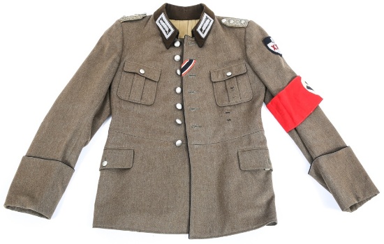 WWII GERMAN RAD OBERSTARBEITSFUHRER DRESS TUNIC