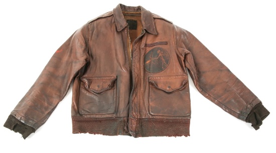 WWII 15th AAF 416th BOMB SQ NAMED A2 FLIGHT JACKET