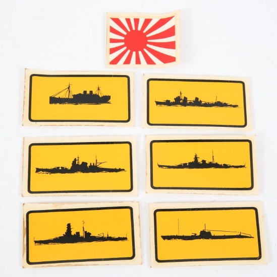 WWII US ARMY AIR FORCE PILOT KILL DECALS DATED 43