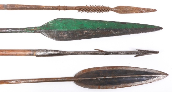 AFRICAN THROWING SPEAR LOT OF 4