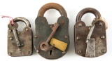 PRISONER OF WAR LOCKS - LOT OF 3