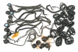 WWII US ARMED FORCES MICROPHONES & CORDS LOT