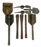 WWII - KOREA US & UK  ARMY ENTRENCHING TOOL LOT