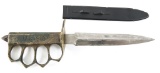 WWI US ARMY 1918 TRENCH KNIFE FRENCH MADE AU LION