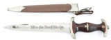 WWII EARLY GERMAN SA DAGGER BY F. DICK