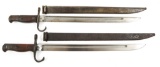 WWII JAPANESE TYPE 30 BAYONET & SCABBARD LOT OF 2