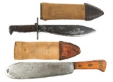 WWI - WWII US ARMY BOLO KNIFE LOT OF 2