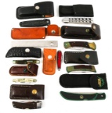 FOLDING KNIFE WITH CARRYING CASE LOT OF 10