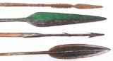 AFRICAN THROWING SPEAR LOT OF 4