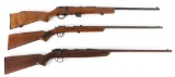 REMINGTON, IVER JOHNSON & MARLIN .22 CAL RIFLES