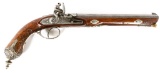 EUROPEAN DAMAS FIN .50 CAL FLINTLOCK PISTOL