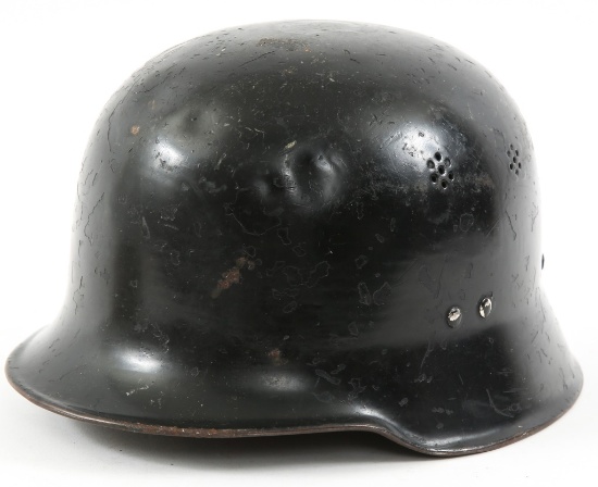 WWII GERMAN FIRE POLICE M34 HELMET