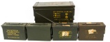 EMPTY AMMO CAN LOT OF 5