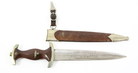 WWII GERMAN SA DRESS DAGGER BY HUGO KOLLER