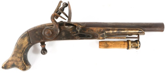 SCOTTISH HIGHLAND .58 CAL FLINTLOCK BELT PISTOL