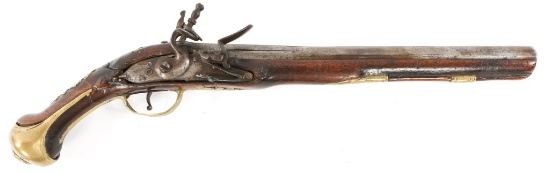 LATE 18th CENTURY .69 CAL FLINTLOCK PISTOL