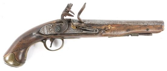 BRITISH KETLAND & ADAMS .69 CAL FLINTLOCK PISTOL