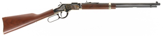 HENRY MODEL H004 .22 CAL CUSTOM ENGRAVED RIFLE