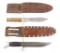 WWII US FORCES THEATER MADE COMBAT KNIVES LOT OF 2