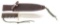 RANDALL MODEL 16 DIVER KNIFE BROWN MICARTA HANDLE
