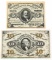 US FRACTIONAL CURRENCY THIRD ISSUE - LOT OF 2