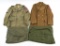 WWII US ARMY M43 JACKET PANTS & SHORT OVERCOAT LOT