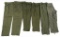 COLD WAR US ARMY UTILITY & CAMO PANTS LOT OF 6