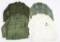 VIETNAM WAR USMC & USAF OG-107 SHIRT LOT OF 4