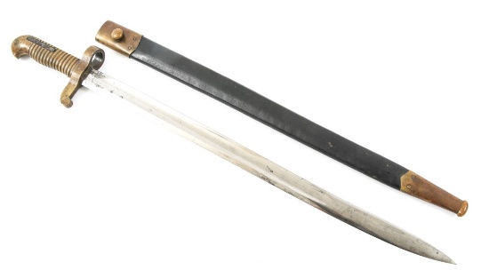 CIVIL WAR US MODEL 1841 BAYONET & SCABBARD