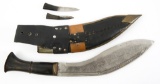 WWII BRITISH NEPALESE GURKHAS ENGRAVED KUKRI KNIFE