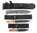 ONTARIO KNIFE CO OUTDOOR SURVIVAL KNIVES LOT OF 3
