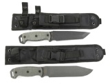 ONTARIO KNIFE CO TACTICAL OUTDOOR KNIVES LOT OF 2