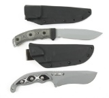 TOPS TACTICAL KNIVES WIND RUNNER & HAWKE LOT OF 2