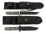 TOPS TACTICAL KNIVES BATTLE CRY & COBRA 6 LOT OF 2