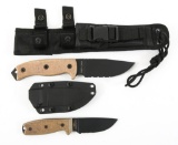 RAT & ONTARIO KNIFE CO SURVIVAL KNIVES LOT OF 2
