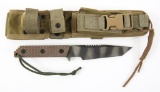 EARLY STRIDER TACTICAL TANTO POINT COMBAT KNIFE