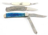 BARLOW, CASE AND BUCK - KNIFE LOT OF 3