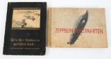 WWII GERMAN CIGARETTE CARD PHOTO ALBUM LOT OF 2