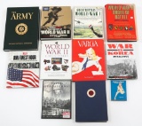 US MILITARY AND HISTORY BOOK LOT OF 11